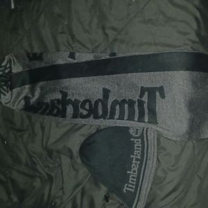 Timberland hat and scarf